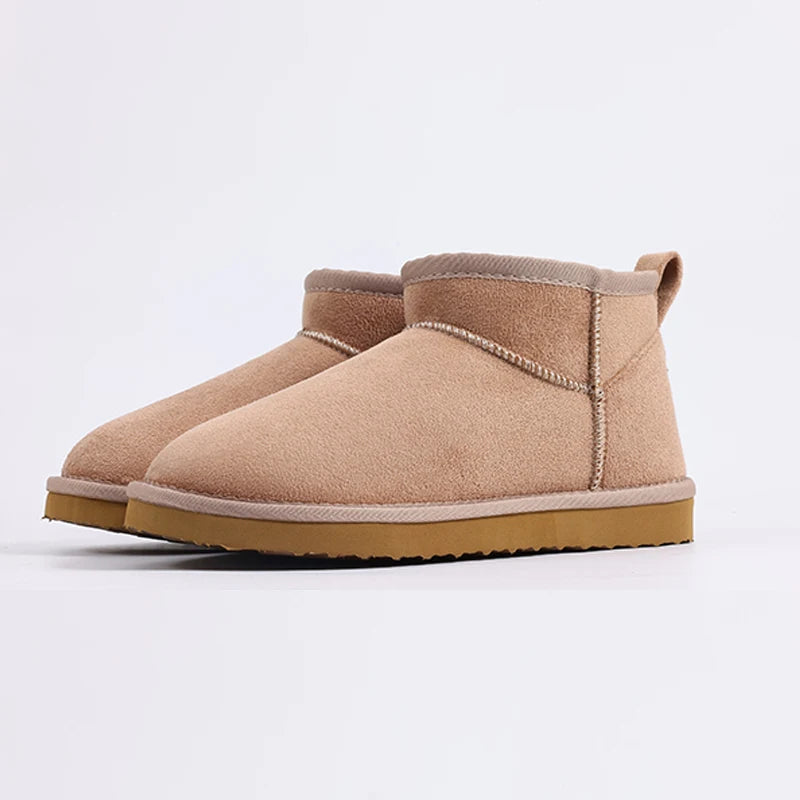 Evshine botas de neve clássicas femininas botas de tornozelo curto inverno super quente macio sapatos femininos moda aconchegante bota de neve ao ar livre para mulher