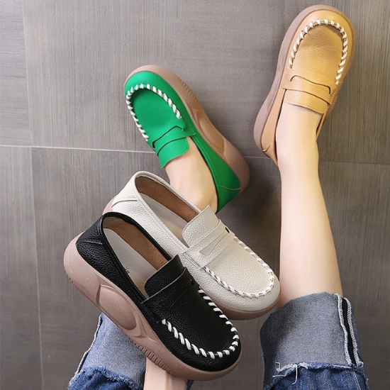 Mocassim Plataforma Ellegance – Altura e Sofisticação sem Esforço