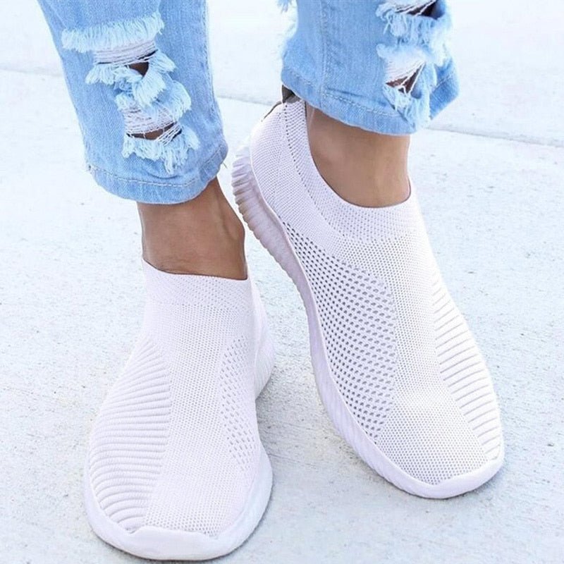 Tênis Knit Feminino Harmonia – Conforto que Acolhe Seus Pés