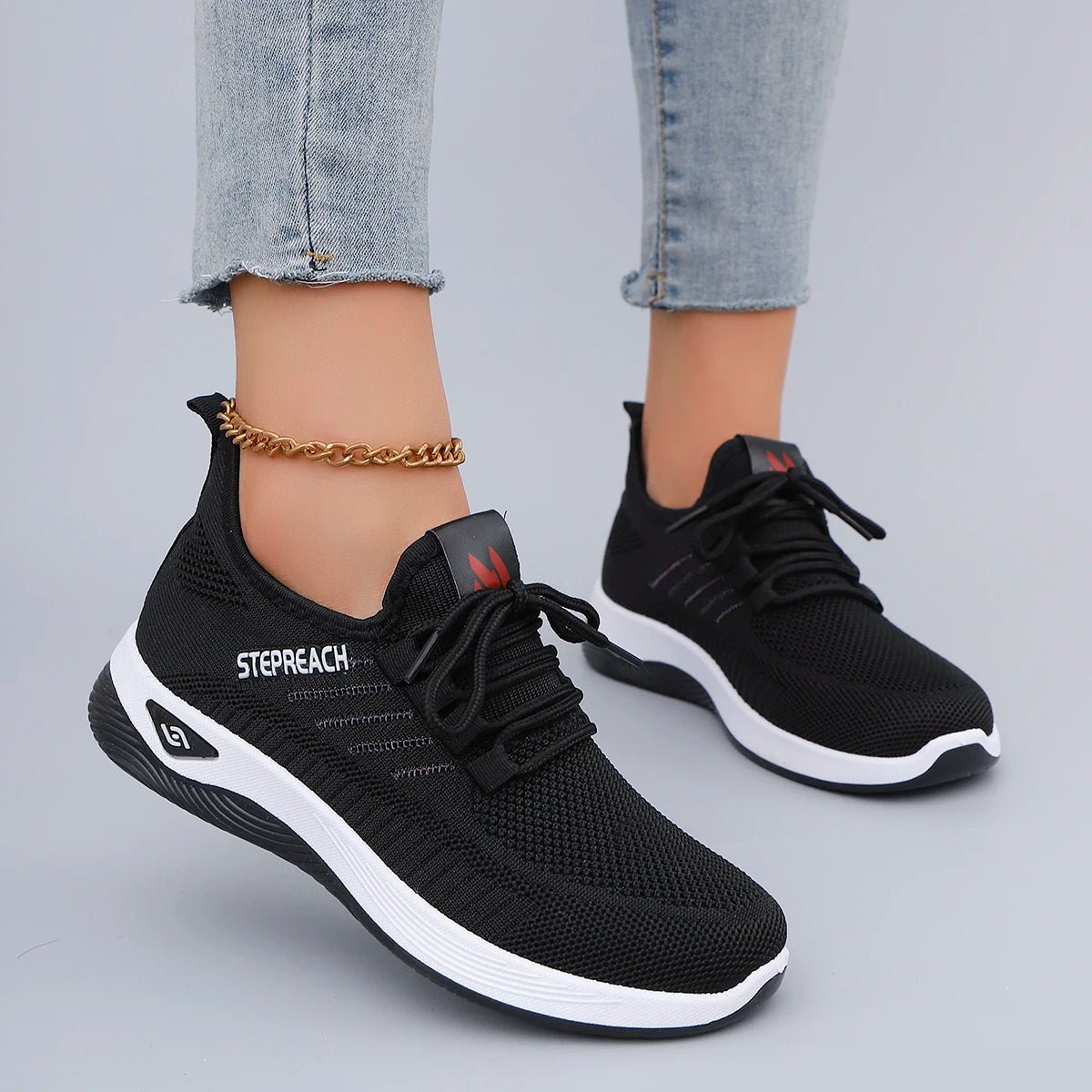 Verão feminino malha respirável sapatos planos sapatos femininos tênis casuais, liberação frete grátis