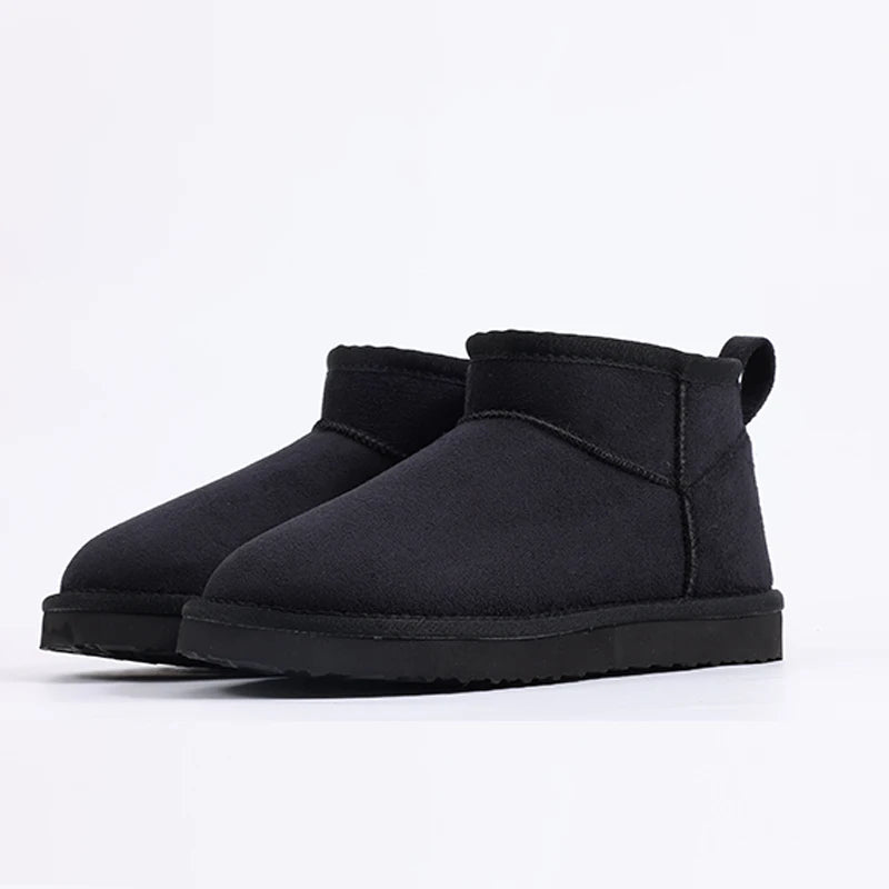 Evshine botas de neve clássicas femininas botas de tornozelo curto inverno super quente macio sapatos femininos moda aconchegante bota de neve ao ar livre para mulher