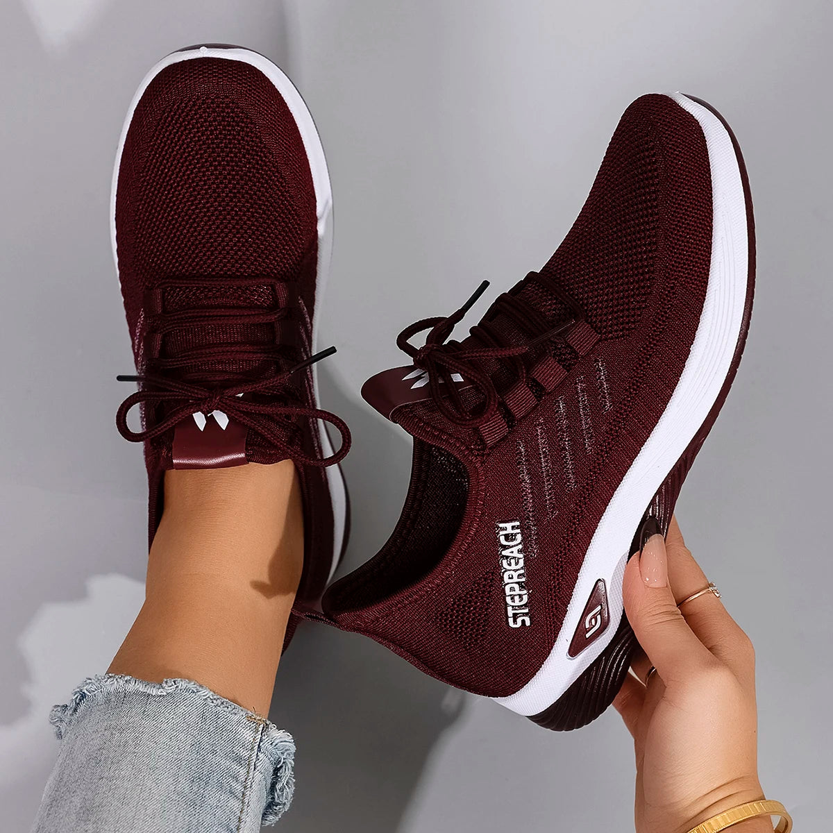 Verão feminino malha respirável sapatos planos sapatos femininos tênis casuais, liberação frete grátis