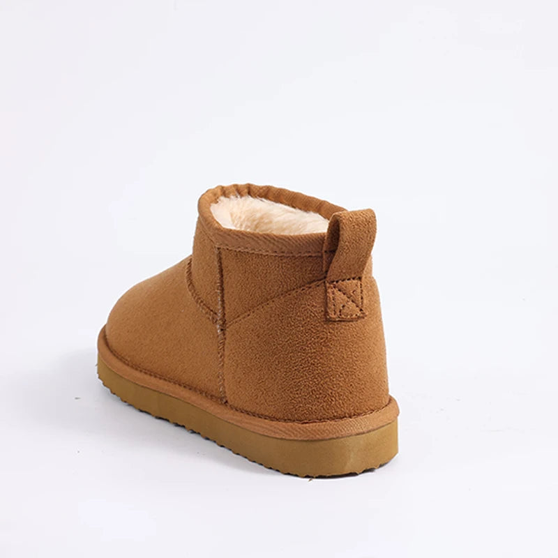 Evshine botas de neve clássicas femininas botas de tornozelo curto inverno super quente macio sapatos femininos moda aconchegante bota de neve ao ar livre para mulher