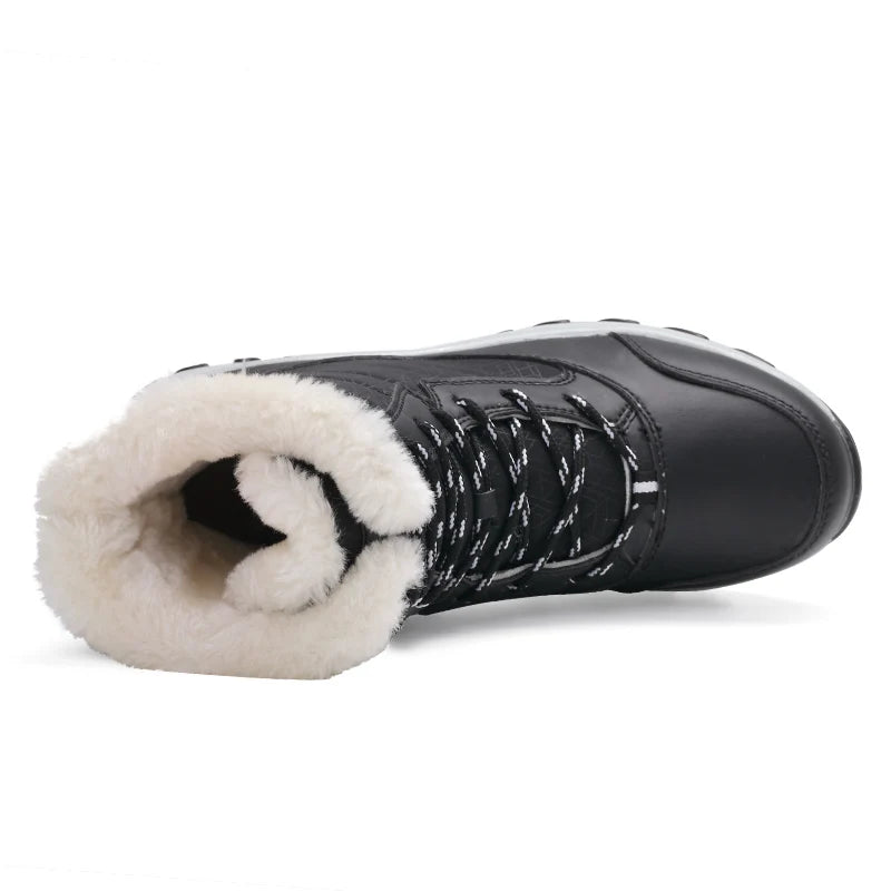 Ankel botas para mulheres inverno ao ar livre botas de neve quentes plataforma grossa impermeável antiderrapante sapatos quentes mulher botas plus size casual