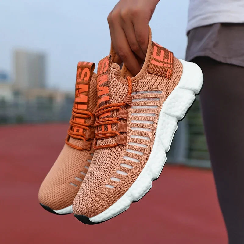 Tênis para mulheres sapatos de corrida respirável casual marca luxo sapatos esportivos moda luz basquete tenis plataforma sapatos