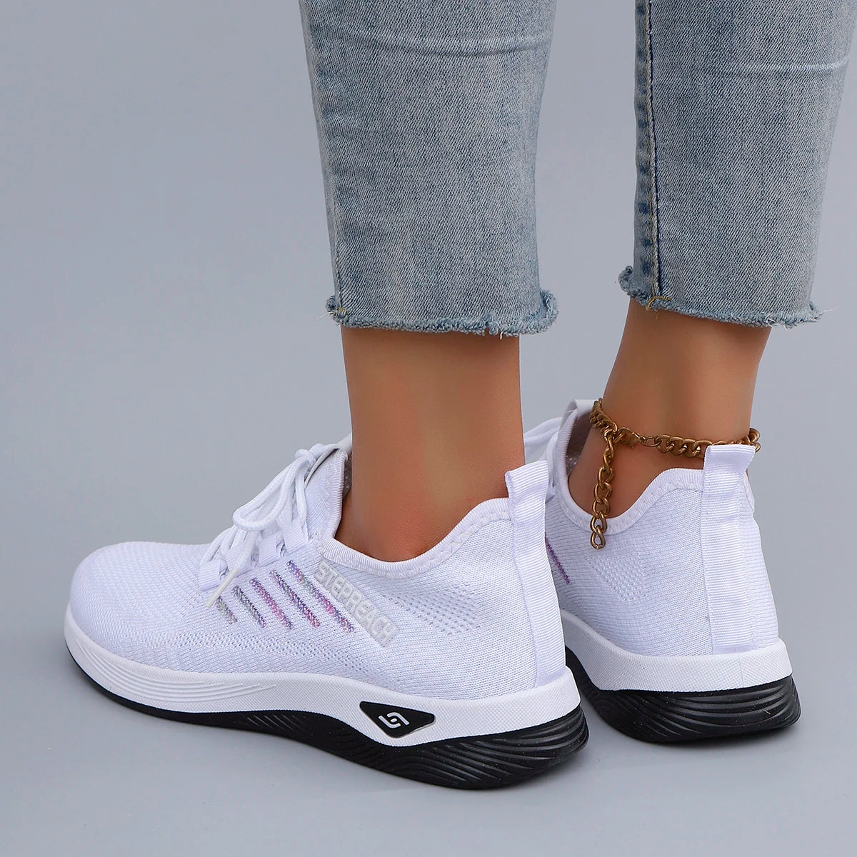 Verão feminino malha respirável sapatos planos sapatos femininos tênis casuais, liberação frete grátis