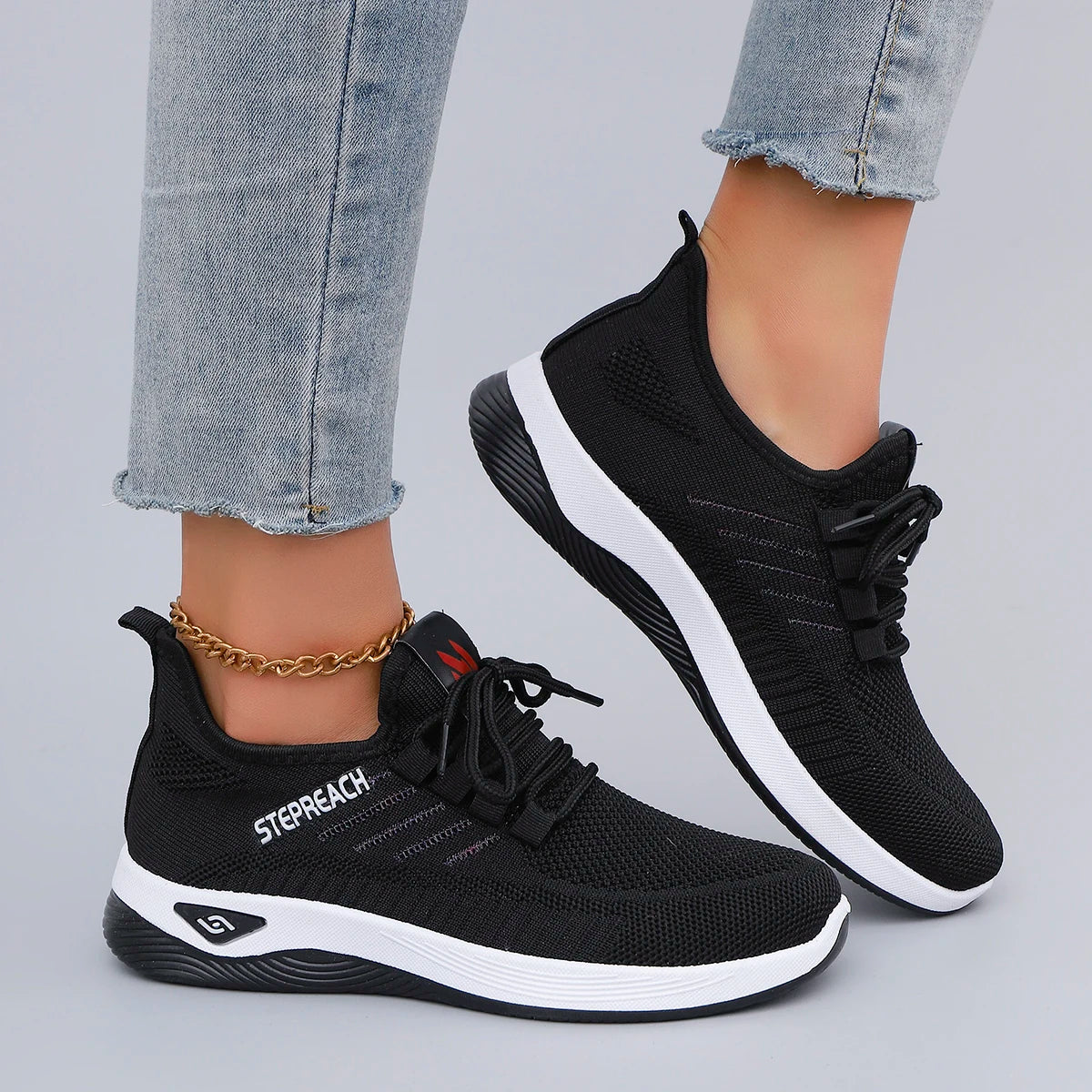 Verão feminino malha respirável sapatos planos sapatos femininos tênis casuais, liberação frete grátis