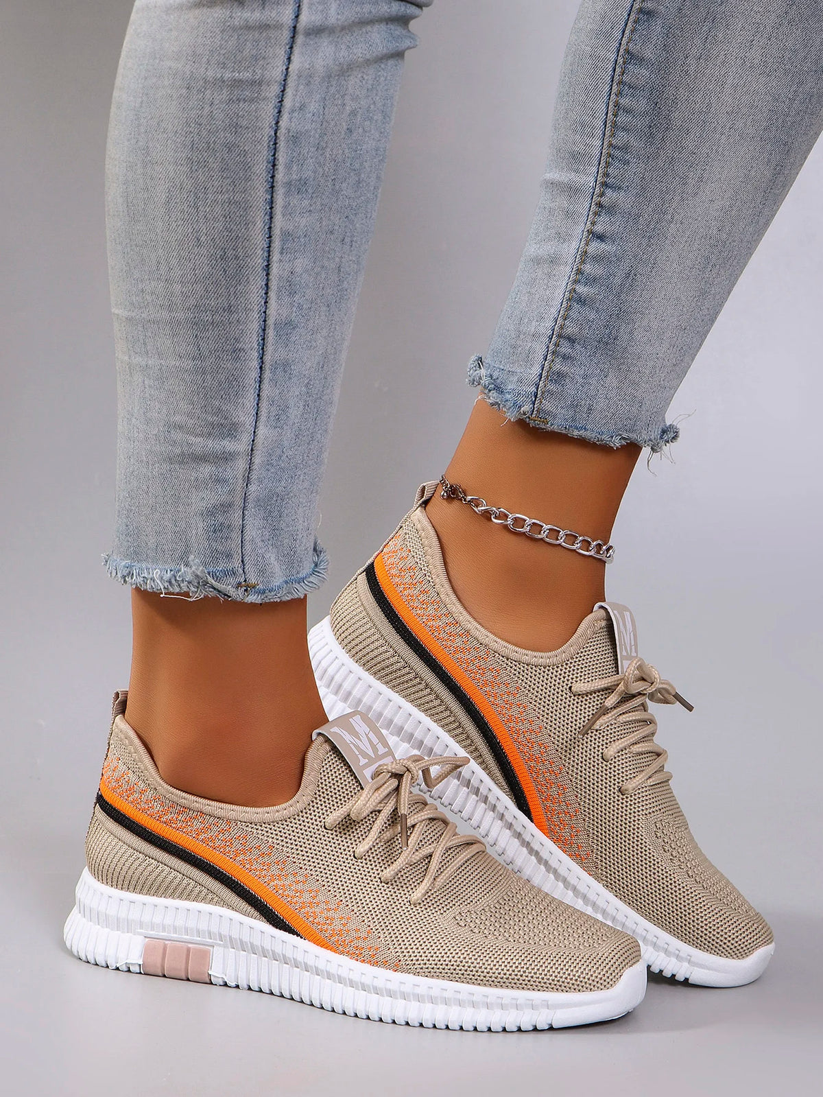 Sapatos baixos de malha respirável de verão feminino, sapatos femininos, tênis casuais, folga frete grátis