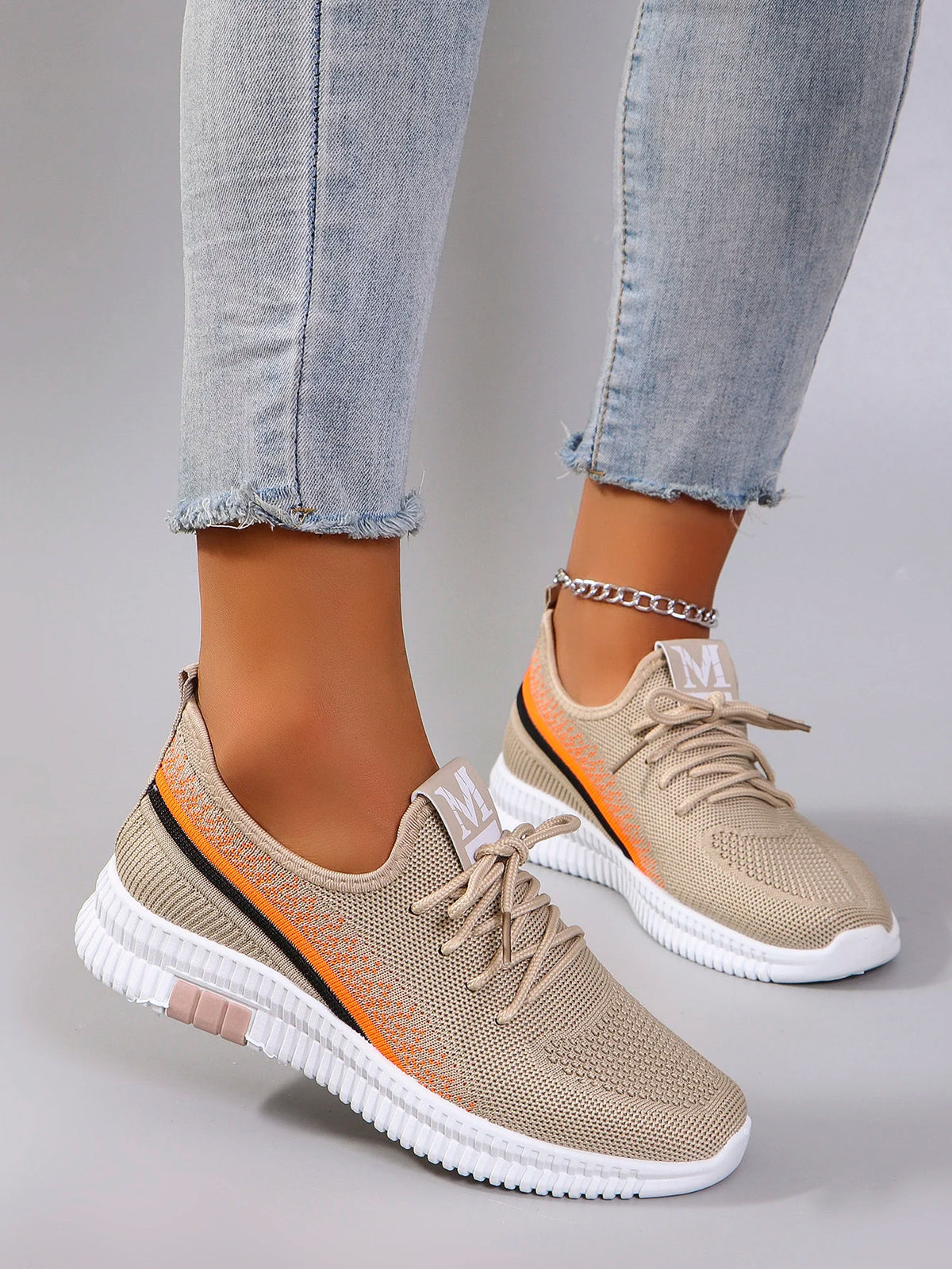 Sapatos baixos de malha respirável de verão feminino, sapatos femininos, tênis casuais, folga frete grátis