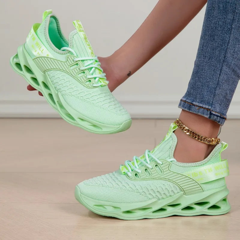 Yrzl mulheres sapatos esportivos tênis de corrida respirável confortável formadores sapatos de alta qualidade dos homens tênis leves para mulher