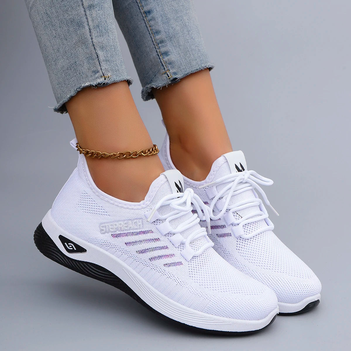 Verão feminino malha respirável sapatos planos sapatos femininos tênis casuais, liberação frete grátis