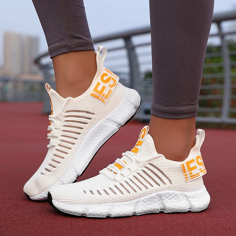 Tênis para mulheres sapatos de corrida respirável casual marca luxo sapatos esportivos moda luz basquete tenis plataforma sapatos