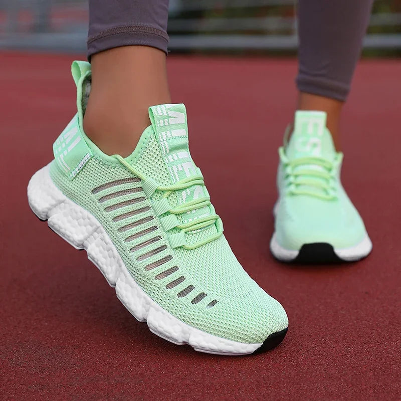 Tênis para mulheres sapatos de corrida respirável casual marca luxo sapatos esportivos moda luz basquete tenis plataforma sapatos